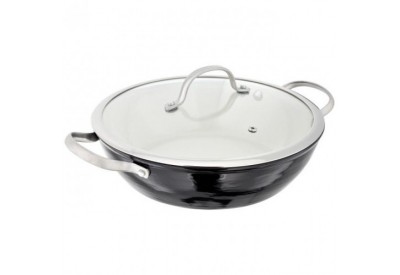 Stellar Cast Iron 26cm Saute Server with Lid